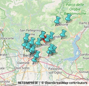 Mappa Piazza Spino, 24021 Albino BG, Italia (10.672)