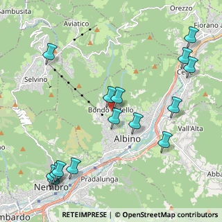 Mappa Piazza Spino, 24021 Albino BG, Italia (2.53733)