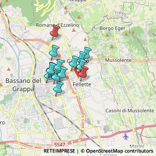 Mappa Via Brenta, 36060 Romano D'ezzelino VI, Italia (1.19929)