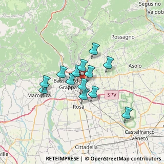 Mappa Via Brenta, 36060 Romano D'ezzelino VI, Italia (4.93923)