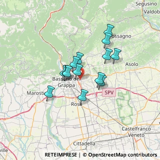 Mappa Via Isonzo, 36060 Romano D'ezzelino VI, Italia (5.10429)