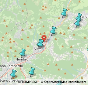 Mappa Via Briolini, 24021 Albino BG, Italia (5.6875)