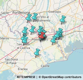 Mappa Via Croce Rossa, 30026 Portogruaro VE, Italia (8.729)