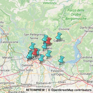 Mappa Via Andrea D'Albino, 24021 Albino BG, Italia (10.52917)