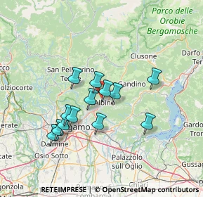 Mappa Via Andrea D'Albino, 24021 Albino BG, Italia (11.67077)