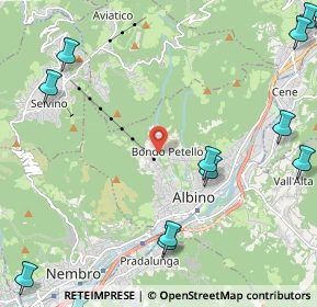 Mappa Via Andrea D'Albino, 24021 Albino BG, Italia (3.42929)