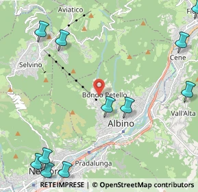 Mappa Via Andrea D'Albino, 24021 Albino BG, Italia (3.14364)