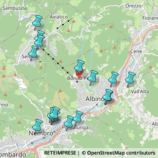 Mappa Via Andrea D'Albino, 24021 Albino BG, Italia (2.47471)