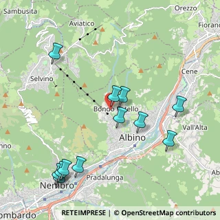 Mappa Via Andrea D'Albino, 24021 Albino BG, Italia (2.32167)