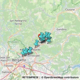 Mappa Via Andrea D'Albino, 24021 Albino BG, Italia (4.20538)