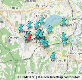 Mappa Via Piave, 22040 Anzano del Parco CO, Italia (1.237)