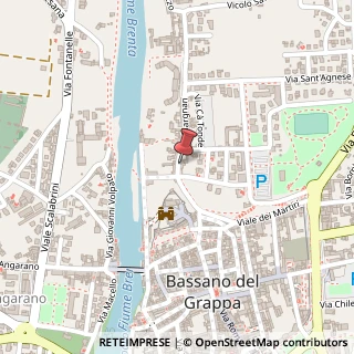 Mappa Via Margnan, 69, 36061 Bassano del Grappa, Vicenza (Veneto)