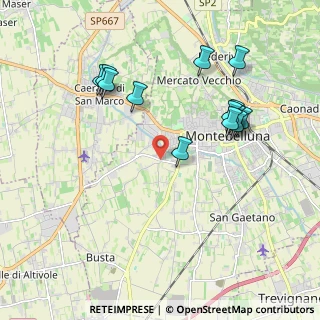 Mappa Via delle Piscine, 31044 Montebelluna TV, Italia (2.00462)