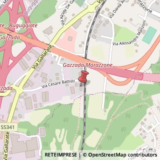 Mappa Via Cesare Battisti, 44, 21045 Gazzada Schianno, Varese (Lombardia)