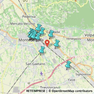 Mappa Via Fonda, 31044 Montebelluna TV, Italia (1.454)