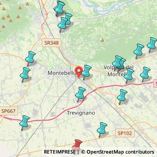 Mappa Via Fonda, 31044 Montebelluna TV, Italia (5.97579)