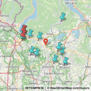 Mappa Via A. Diaz, 22040 Anzano del Parco CO, Italia (7.87071)