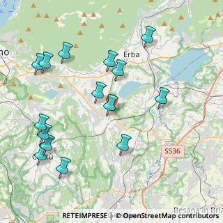 Mappa Via A. Diaz, 22040 Anzano del Parco CO, Italia (4.60533)