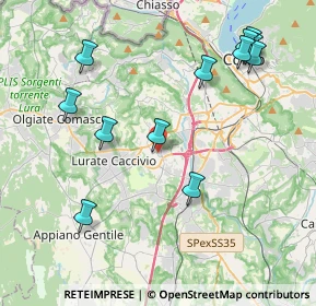 Mappa Via Francesco Pellegrini, 22079 Villa Guardia CO, Italia (4.57917)