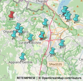 Mappa Via Francesco Pellegrini, 22079 Villa Guardia CO, Italia (4.66667)