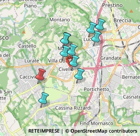 Mappa Via Francesco Pellegrini, 22079 Villa Guardia CO, Italia (1.38727)
