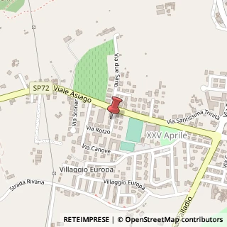 Mappa Via Rotzo,  6, 36061 Bassano del Grappa, Vicenza (Veneto)