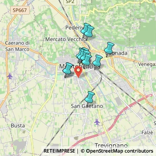 Mappa Via Arturo Toscanini, 31044 Montebelluna TV, Italia (1.1575)