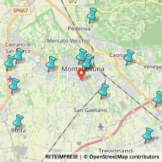 Mappa Via Arturo Toscanini, 31044 Montebelluna TV, Italia (2.70231)