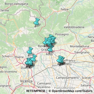 Mappa Via IV Armata, 36061 Bassano del Grappa VI, Italia (12.6395)