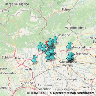 Mappa Via IV Armata, 36061 Bassano del Grappa VI, Italia (9.69625)