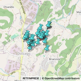 Mappa Viale Montecuccoli, 23843 Dolzago LC, Italia (0.23571)