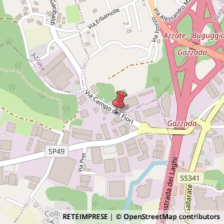 Mappa Via Campo dei Fiori, 9, 21020 Buguggiate, Varese (Lombardia)