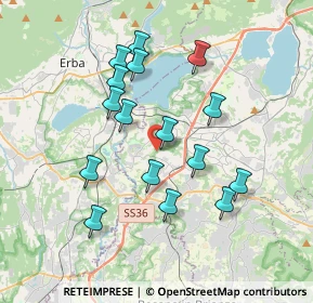 Mappa Via S. Francesco, 23845 Costa Masnaga LC, Italia (3.38688)