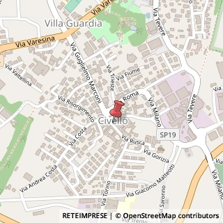 Mappa Piazza Giuseppe Garibaldi, 6, 22079 Villa Guardia, Como (Lombardia)