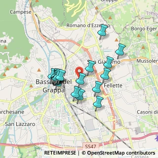 Mappa Galleria Caracas, 36022 Cassola VI, Italia (1.4165)