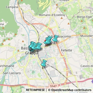 Mappa Galleria Caracas, 36022 Cassola VI, Italia (1.10385)