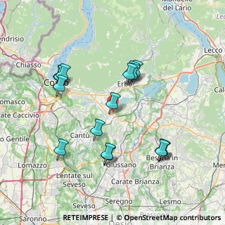 Mappa Via Galgina, 22040 Anzano del Parco CO, Italia (7.51188)