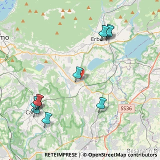 Mappa Via Galgina, 22040 Anzano del Parco CO, Italia (4.93545)