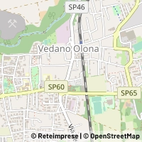 地図 Vedano Olona