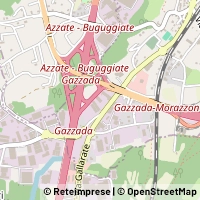 Mapa Gazzada Schianno