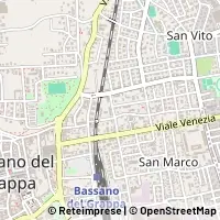 Mapa Bassano del Grappa