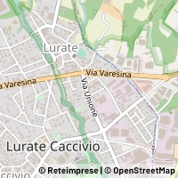 Mapa Lurate Caccivio