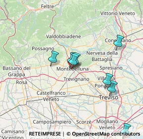 Mappa Via Santa Caterina da Siena, 31044 Montebelluna TV, Italia (31.03105)