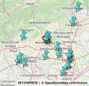 Mappa Via Santa Caterina da Siena, 31044 Montebelluna TV, Italia (15.8315)