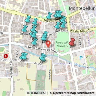Mappa Via Santa Caterina da Siena, 31044 Montebelluna TV, Italia (0.23462)
