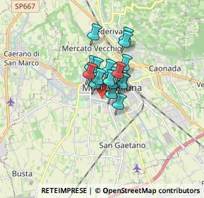 Mappa Via Santa Caterina da Siena, 31044 Montebelluna TV, Italia (0.83158)