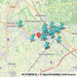 Mappa Via XI Febbraio, 31044 Montebelluna TV, Italia (1.42)