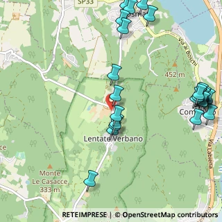 Mappa Via per Capronno, 21018 Sesto Calende VA, Italia (1.3963)