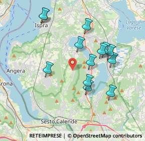 Mappa Via per Capronno, 21018 Sesto Calende VA, Italia (3.64462)