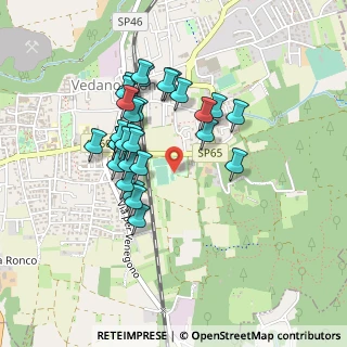 Mappa Via Monsignor Ambrogio Trezzi, 21040 Vedano Olona VA, Italia (0.3931)